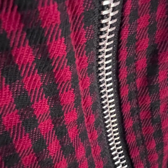 Zip Up Plaid Dress S - Picture 8 of 8